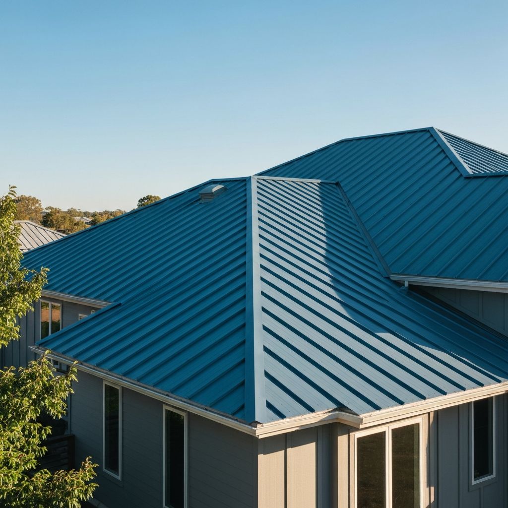 Highland Home — Metal Roof Installation